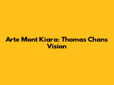 Arte Mont Kiara: Thomas Chan's Vision