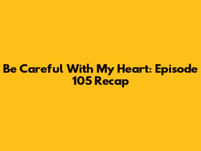 Be Careful With My Heart: Episode 105 Recap
