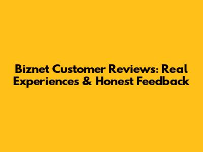 Biznet Customer Reviews: Real Experiences & Honest Feedback