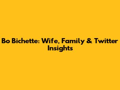Bo Bichette: Wife, Family & Twitter Insights