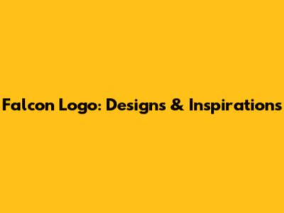 Falcon Logo: Designs & Inspirations