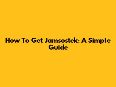 How To Get Jamsostek: A Simple Guide
