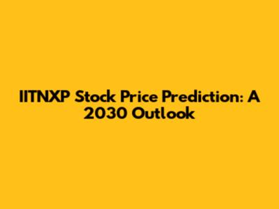 IITNXP Stock Price Prediction: A 2030 Outlook