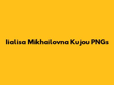 Iialisa Mikhailovna Kujou PNGs