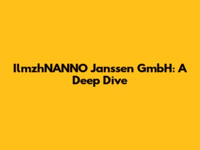 IlmzhNANNO Janssen GmbH: A Deep Dive