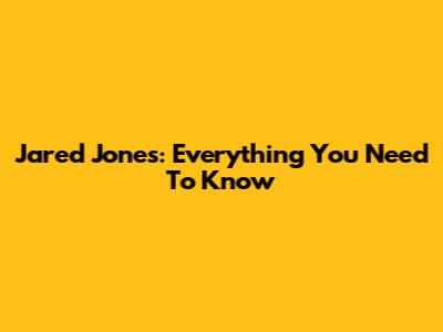 Jared Jones: Everything You Need To Know