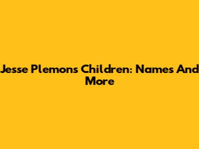 Jesse Plemons' Children: Names And More