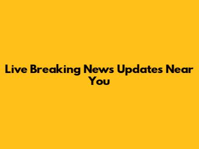 Live Breaking News Updates Near You