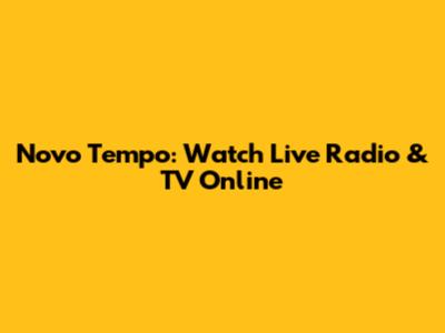 Novo Tempo: Watch Live Radio & TV Online
