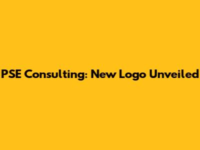 PSE Consulting: New Logo Unveiled