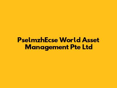 PselmzhEcse World Asset Management Pte Ltd