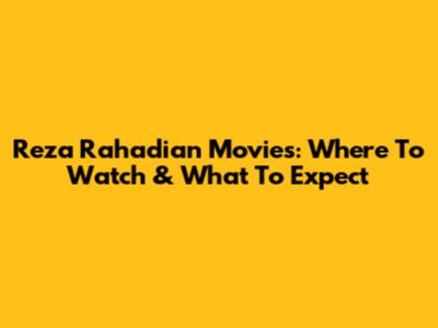 Reza Rahadian Movies: Where To Watch & What To Expect