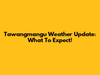 Tawangmangu Weather Update: What To Expect!
